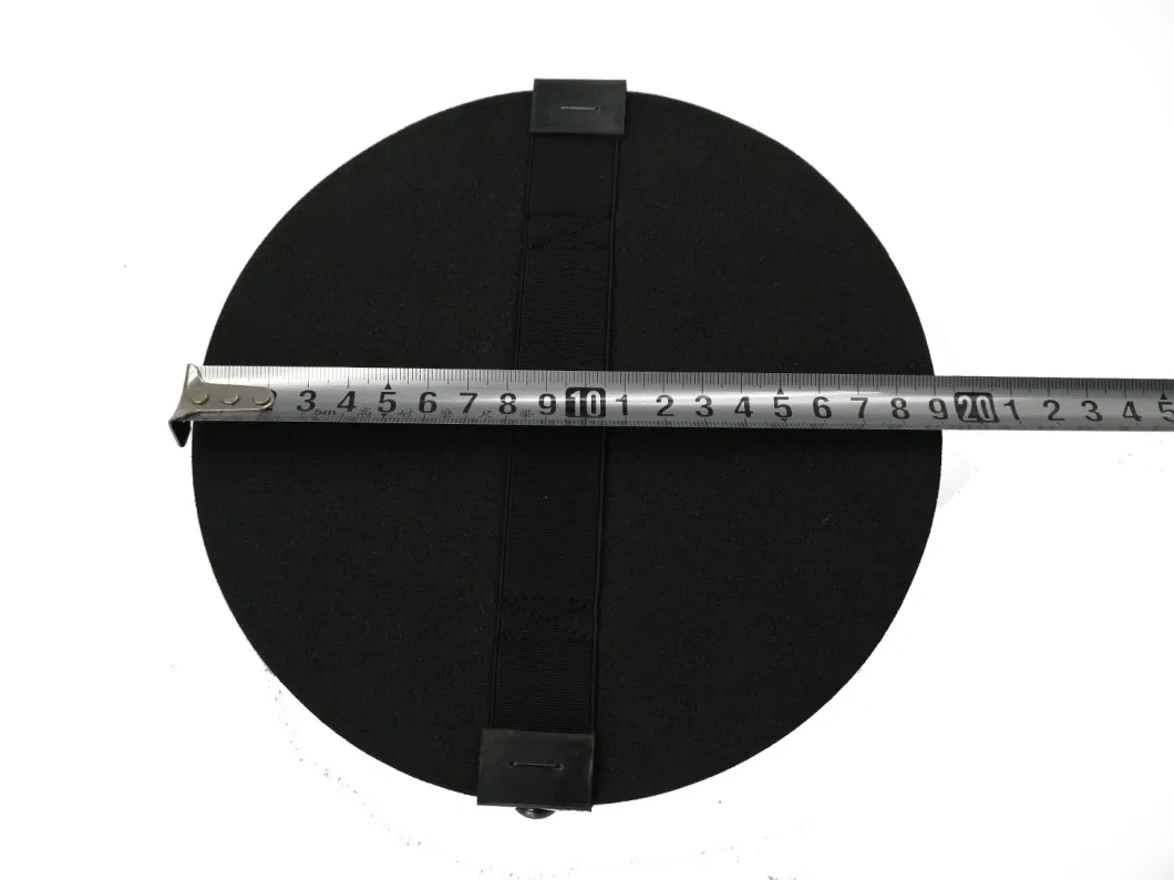 8 Inch 200mm Round Black Self-Adhesive Polishing Pad with Sandpaper Buffing