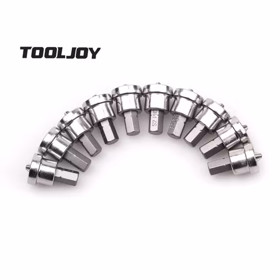 Tournevis de sécurité pour cloisons sèches, avec embouts à tige hexagonale de 25mm 50mm pH1 pH2 pH3 1/4 pouces