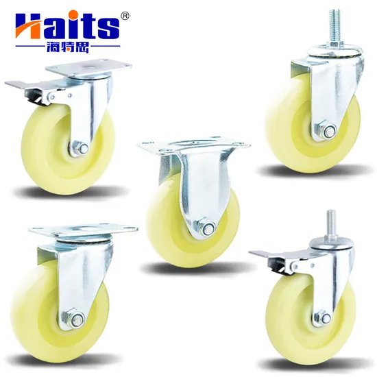 Roulette de réglage à vis 100s, support plat, roues sur rail