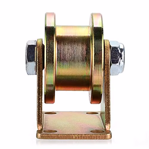 Ylcaster – roulette à roulements simples, rainure U/V/H/Y, pour portail coulissant interne, rainure en H, roulements à billes