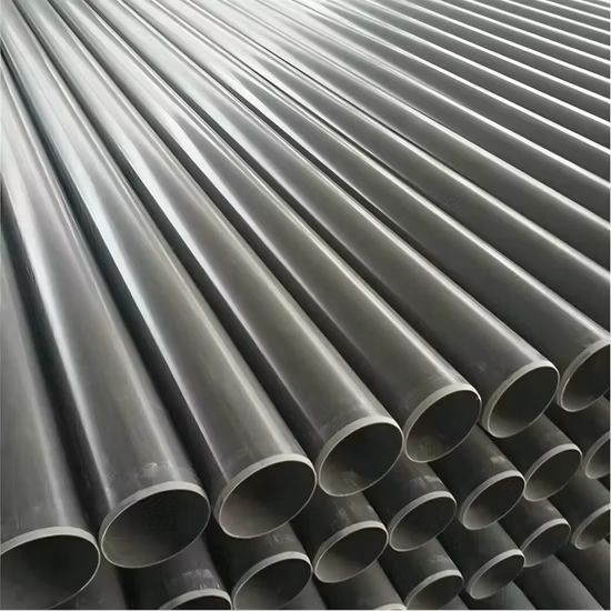 Petit tuyau en plastique U PVC 2 4 4.5 7 pouces, vente en gros, 1/2 38mm 45mm 55mm 63mm 75mm, tuyau UPVC pour l'approvisionnement en eau